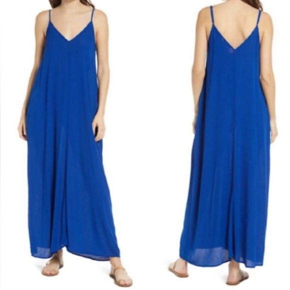 Treasure and Bond Blue Maxi Dress - Picture 1 of 6